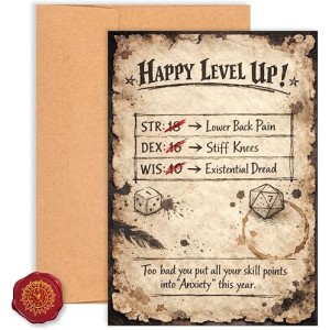 Funny RPG Birthday Card