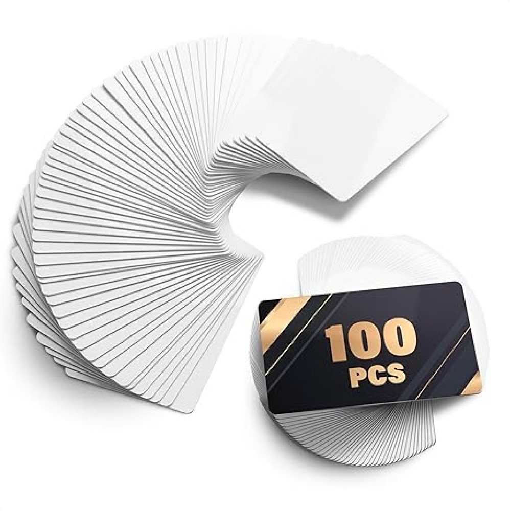 100 Pcs Metal Sublimation Blanks