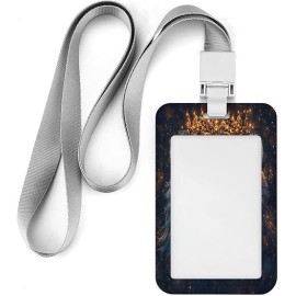 Royal Lion Crowned Lanyard ID Badge