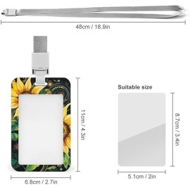 Sunflower Dreams Lanyard ID Badge